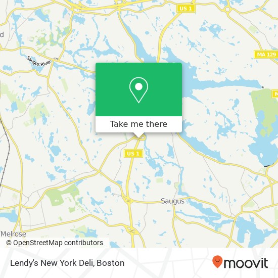 Lendy's New York Deli map