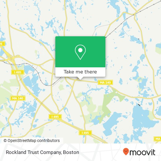Rockland Trust Company map