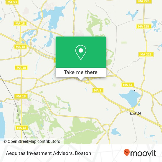 Mapa de Aequitas Investment Advisors