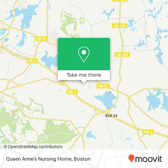 Mapa de Queen Anne's Nursing Home