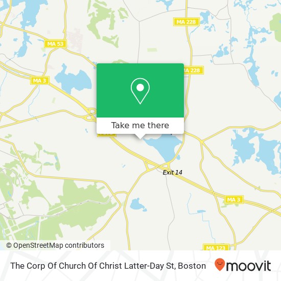 Mapa de The Corp Of Church Of Christ Latter-Day St