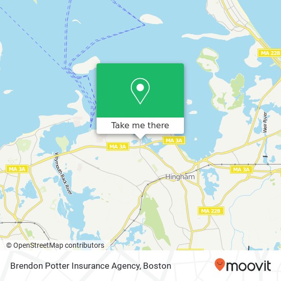 Mapa de Brendon Potter Insurance Agency