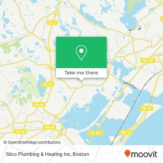 Mapa de Silco Plumbing & Heating Inc