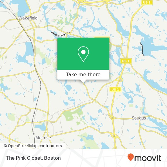 The Pink Closet map