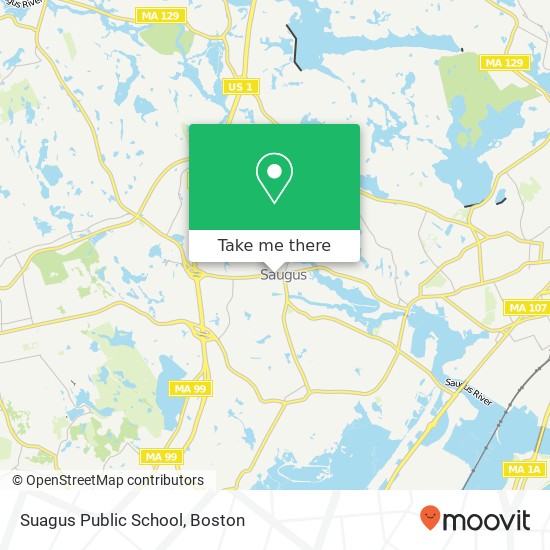 Suagus Public School map