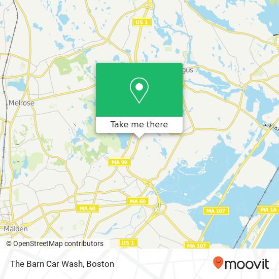 Mapa de The Barn Car Wash