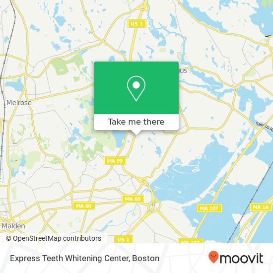 Mapa de Express Teeth Whitening Center