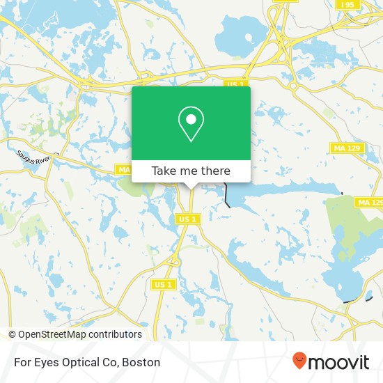 For Eyes Optical Co map