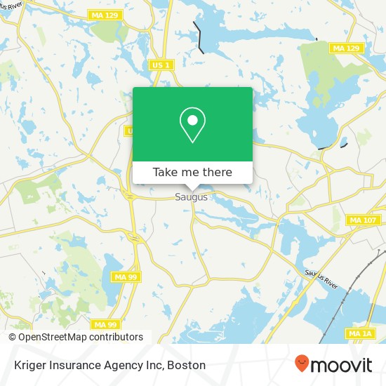 Kriger Insurance Agency Inc map