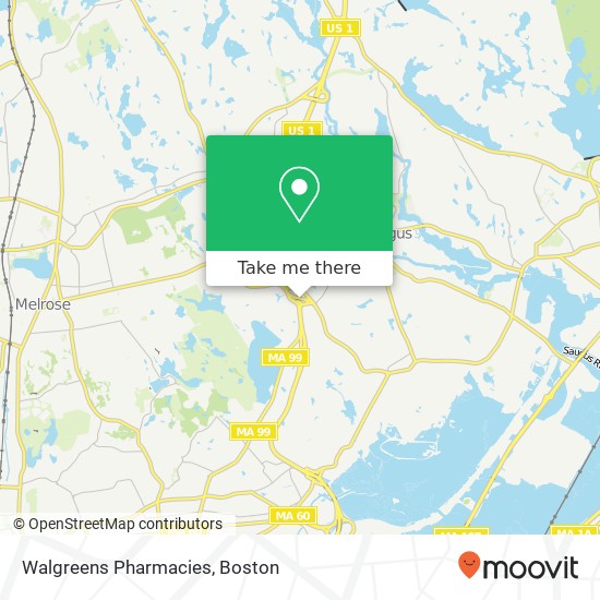 Walgreens Pharmacies map