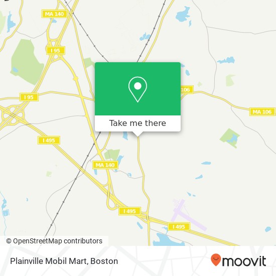 Mapa de Plainville Mobil Mart