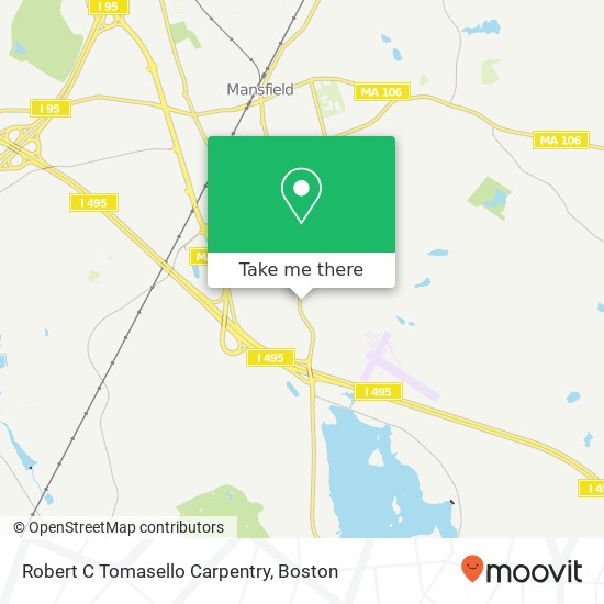 Robert C Tomasello Carpentry map