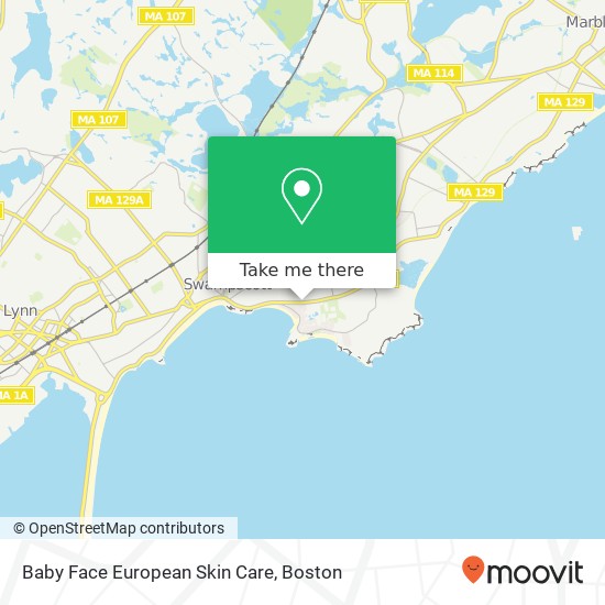 Baby Face European Skin Care map