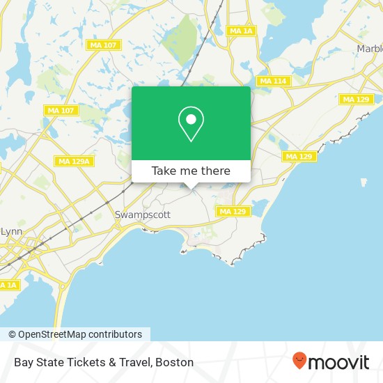 Bay State Tickets & Travel map