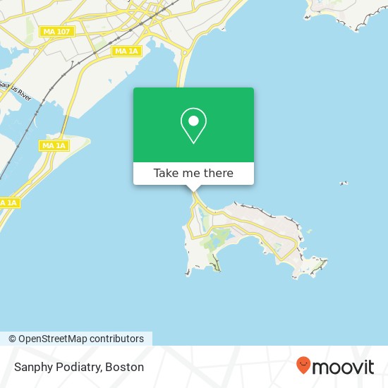 Sanphy Podiatry map