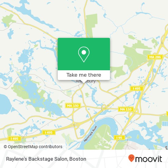 Raylene's Backstage Salon map