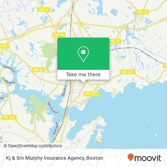 Kj & Sm Murphy Insurance Agency map