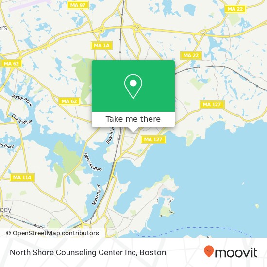 North Shore Counseling Center Inc map