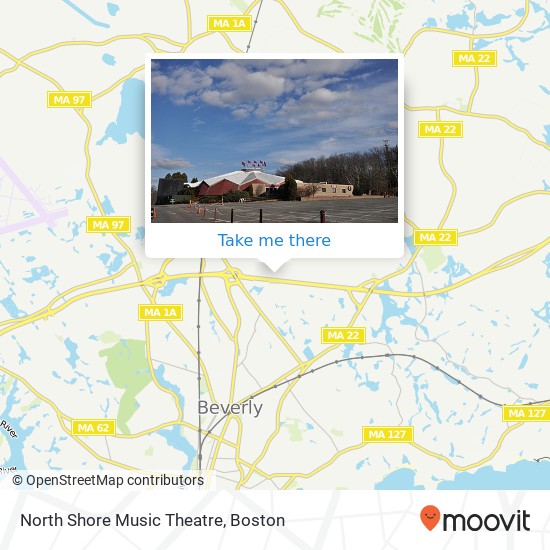 North Shore Music Theatre map
