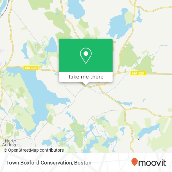 Mapa de Town Boxford Conservation