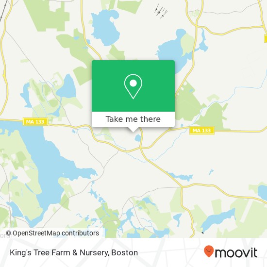 Mapa de King's Tree Farm & Nursery