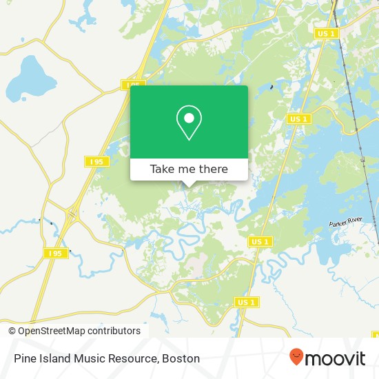 Mapa de Pine Island Music Resource