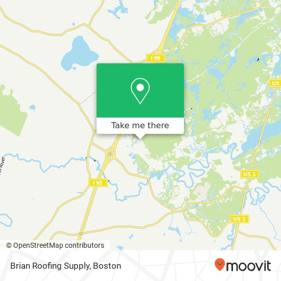 Mapa de Brian Roofing Supply