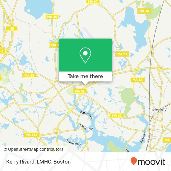 Mapa de Kerry Rivard, LMHC