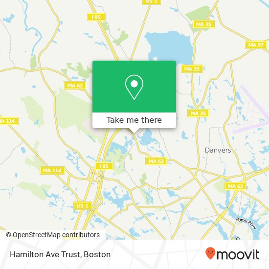 Mapa de Hamilton Ave Trust