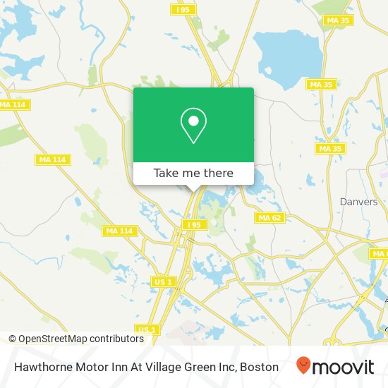 Hawthorne Motor Inn At Village Green Inc map