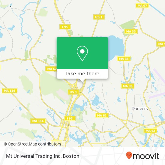 Mt Universal Trading Inc map