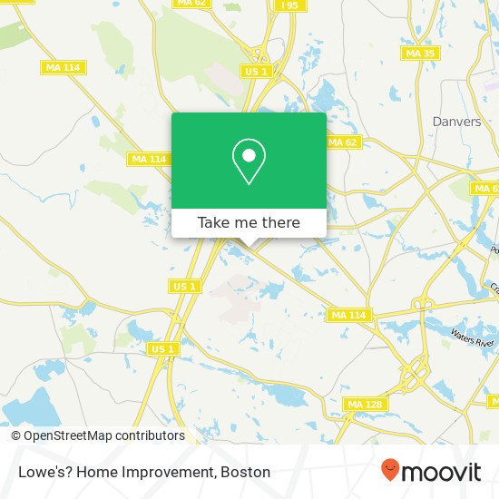 Mapa de Lowe's? Home Improvement