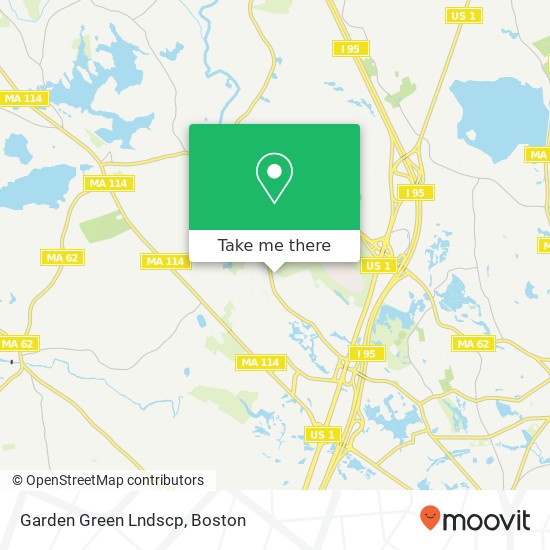 Garden Green Lndscp map