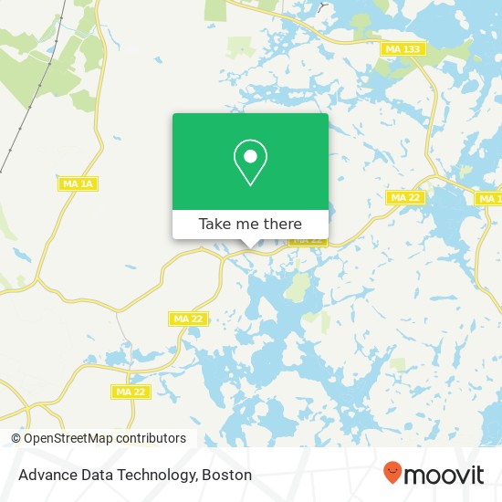 Advance Data Technology map