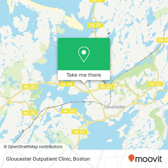 Gloucester Outpatient Clinic map