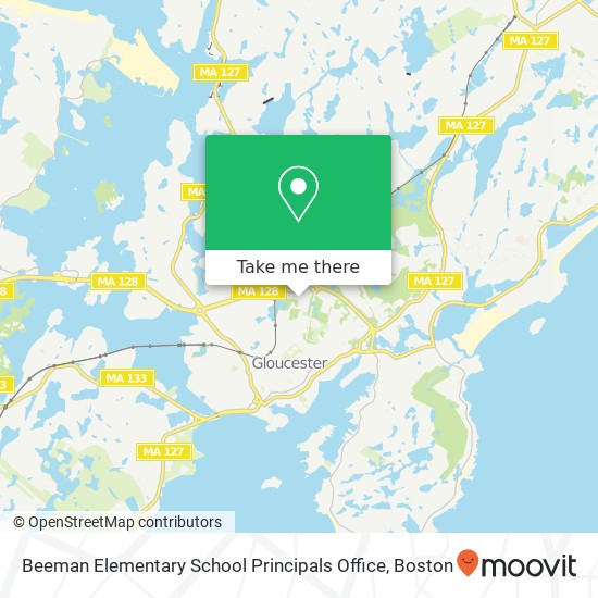 Beeman Elementary School Principals Office map