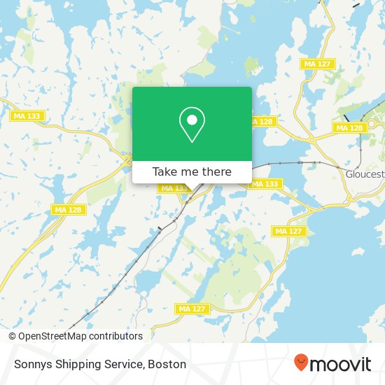 Sonnys Shipping Service map