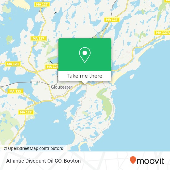 Mapa de Atlantic Discount Oil CO