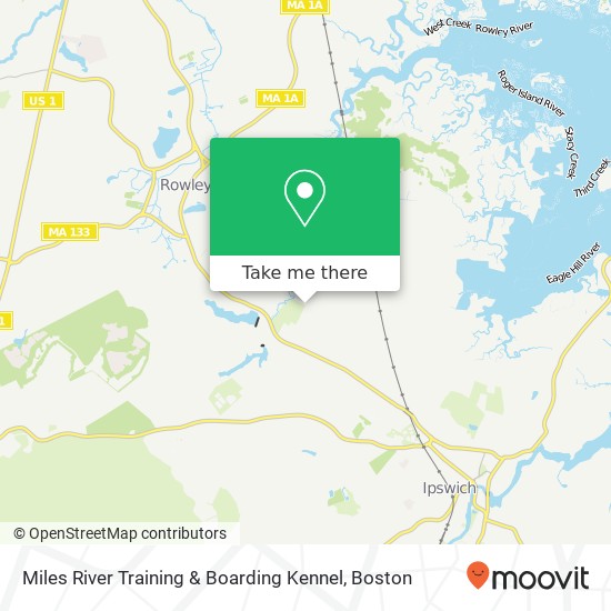 Mapa de Miles River Training & Boarding Kennel