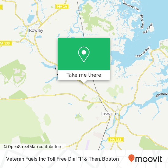 Mapa de Veteran Fuels Inc Toll Free-Dial '1' & Then