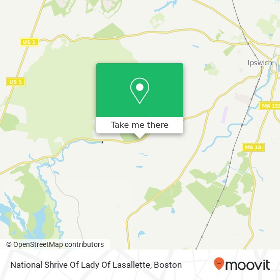 Mapa de National Shrive Of Lady Of Lasallette