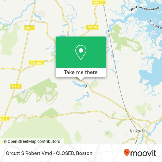 Orcutt S Robert Vmd - CLOSED map
