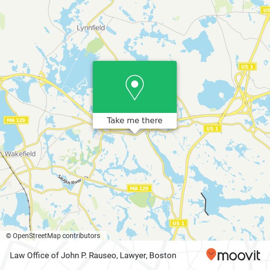 Law Office of John P. Rauseo, Lawyer map