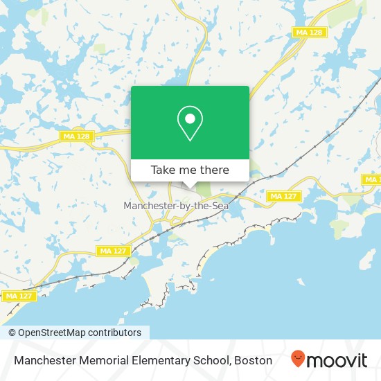 Mapa de Manchester Memorial Elementary School