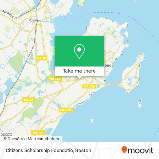 Mapa de Citizens Scholarship Foundatio