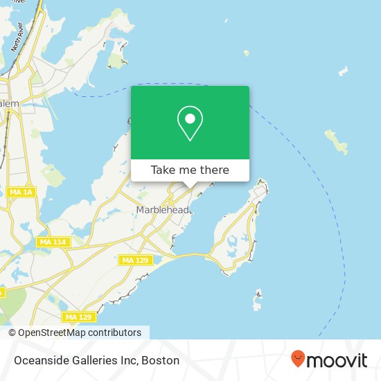 Mapa de Oceanside Galleries Inc