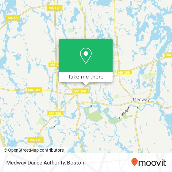 Mapa de Medway Dance Authority