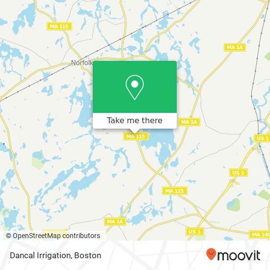 Dancal Irrigation map
