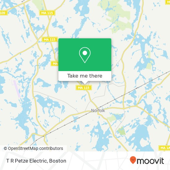 Mapa de T R Petze Electric