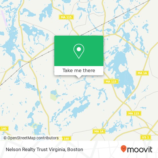 Mapa de Nelson Realty Trust Virginia